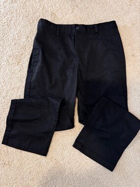 Cat & Jack Boys Black Dress Pants Size 12 Husky Straight School Uniform
